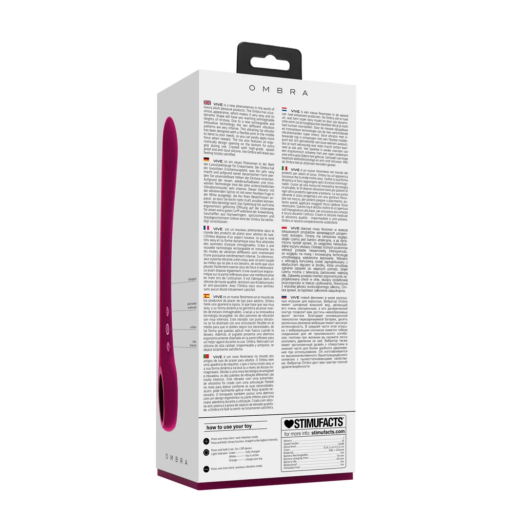 Vibrador de diseño flexible – Tester VIVE by Shots - Imagen 3