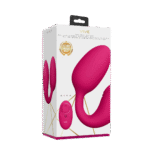 Huevo vibrador con estimulación dual, 2 huevos y 10 × 10 modos – VIVE Rosa VIVE by Shots