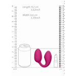 Huevo vibrador con estimulación dual, 2 huevos y 10 × 10 modos – VIVE Rosa VIVE by Shots - Imagen 5
