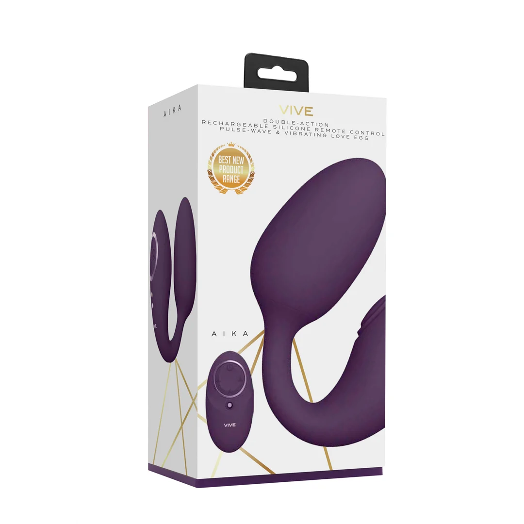 Huevo vibrador con estimulación dual, 2 huevos y 10 × 10 modos – VIVE Rosa VIVE by Shots - Imagen 7