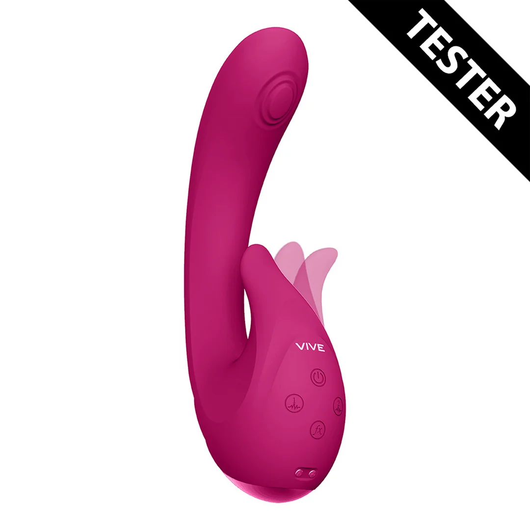 Vibrador para el punto G – Pulse Wave y parpadeo – VIVE, rosa, VIVE by Shots - Imagen 1