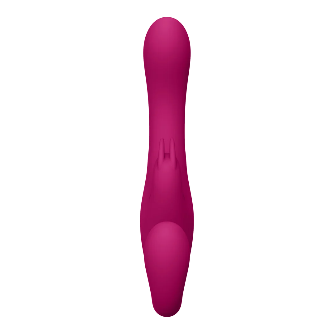 Vibrador sin arnés, estimulación para dos en pareja, VIVE Suki rosa, VIVE by Shots - Imagen 3