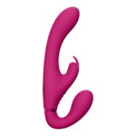Vibrador sin arnés, estimulación para dos en pareja, VIVE Suki rosa, VIVE by Shots - Imagen 4