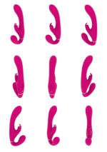 Vibrador sin arnés, estimulación para dos en pareja, VIVE Suki rosa, VIVE by Shots - Imagen 6