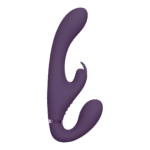 Vibrador sin arnés, estimulación para dos en pareja, VIVE Suki rosa, VIVE by Shots - Imagen 10