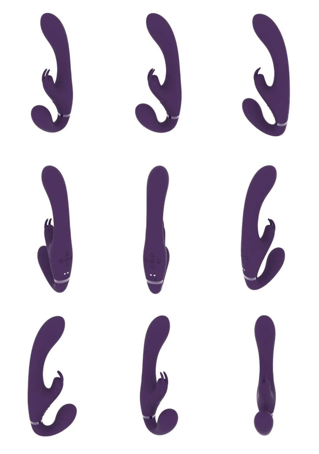 Vibrador sin arnés, estimulación para dos en pareja, VIVE Suki rosa, VIVE by Shots - Imagen 12