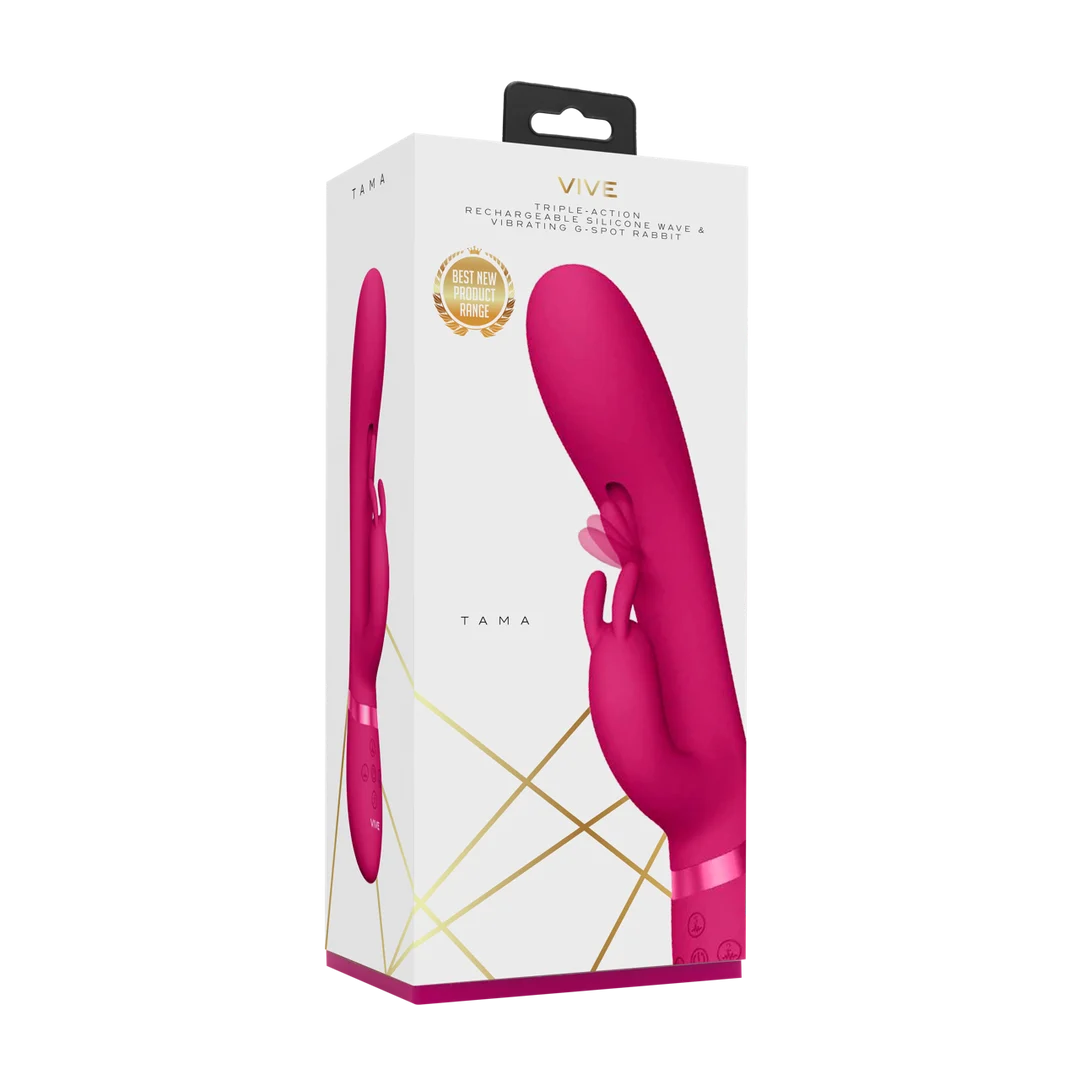 Vibrador rabbit, 10 funciones y resistente al agua, VIVE by Shots morado VIVE by Shots - Imagen 1