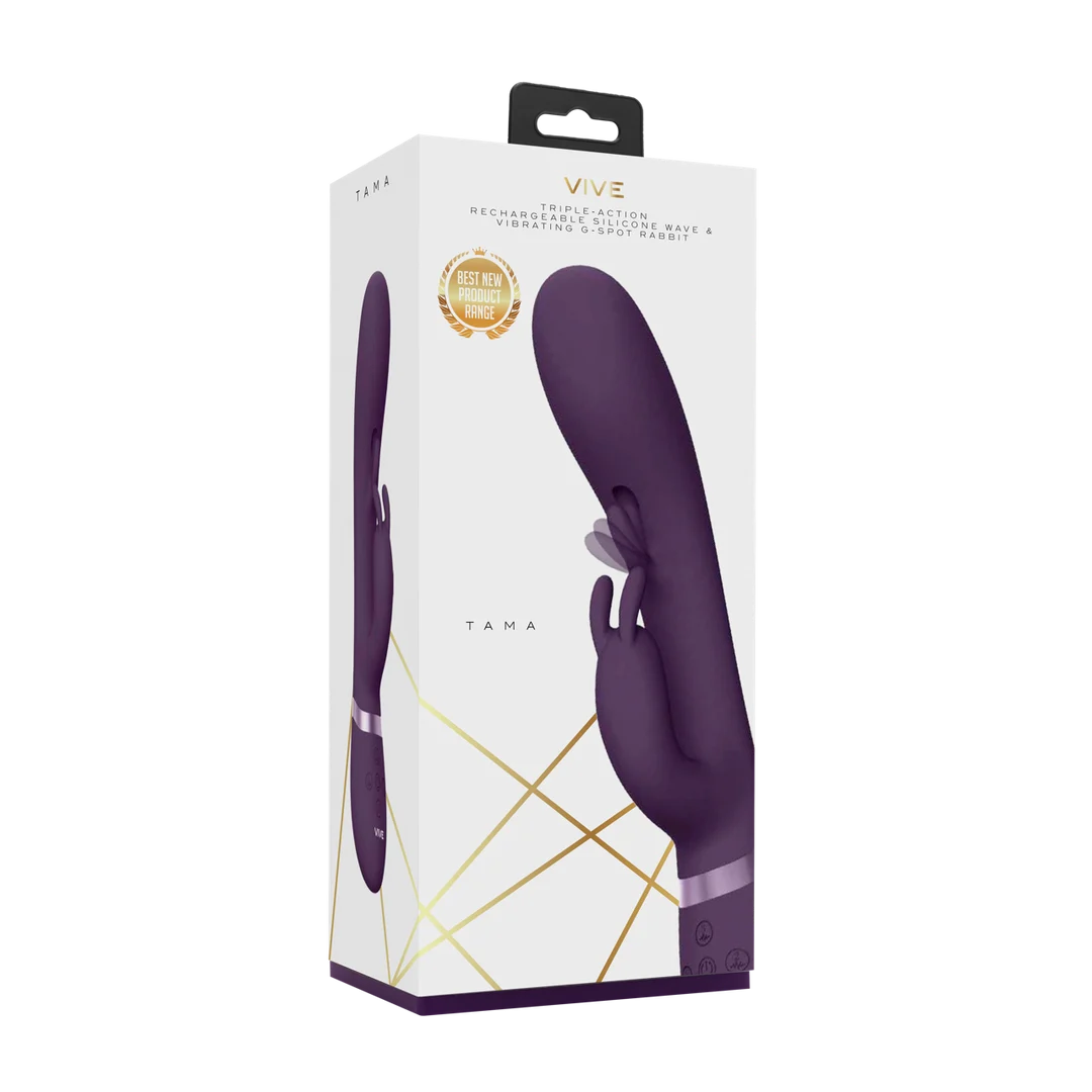 Vibrador rabbit, 10 funciones y resistente al agua, VIVE by Shots morado VIVE by Shots - Imagen 6
