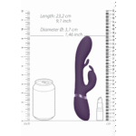 Vibrador rabbit, 10 funciones y resistente al agua, VIVE by Shots morado VIVE by Shots - Imagen 11