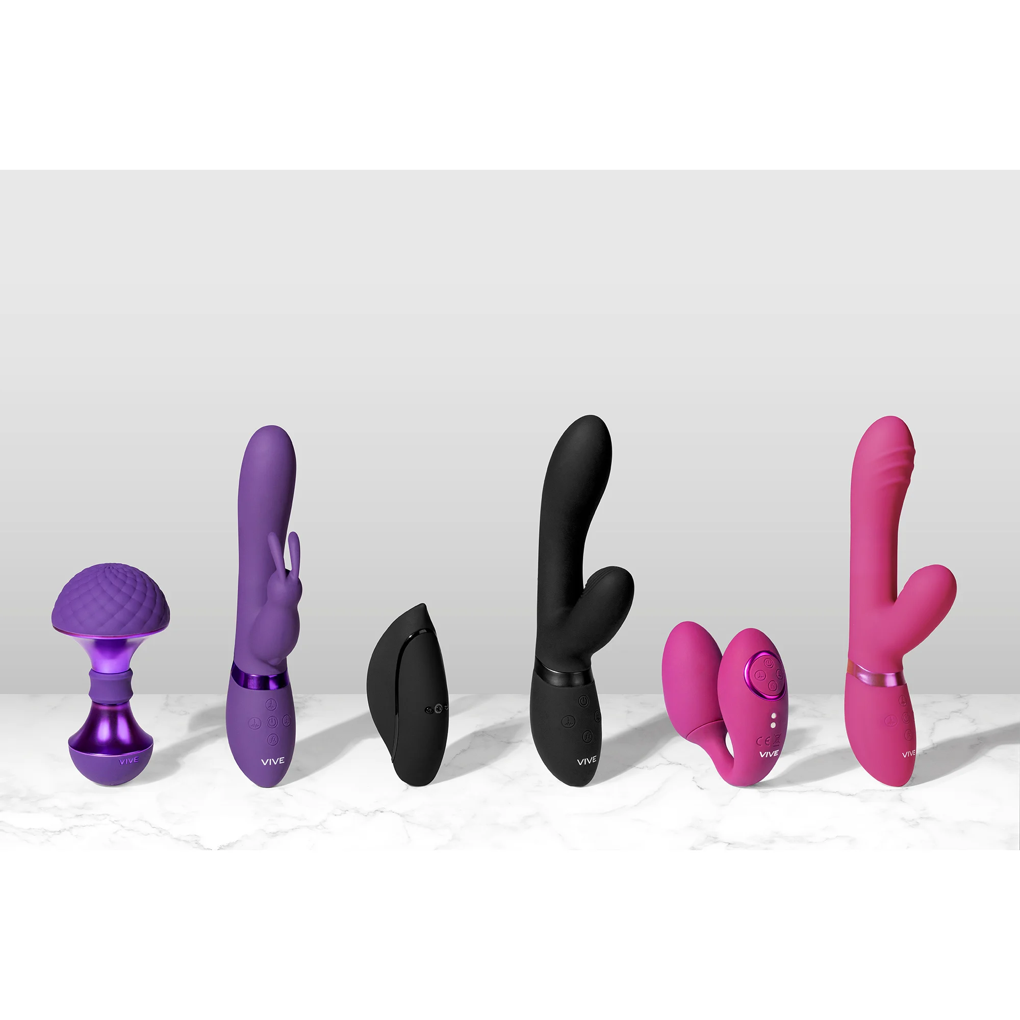 Vibrador rabbit, punto G hinchable y 10 funciones, VIVE negro VIVE by Shots - Imagen 6