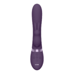 Vibrador rabbit, punto G hinchable y 10 funciones, VIVE negro VIVE by Shots - Imagen 3