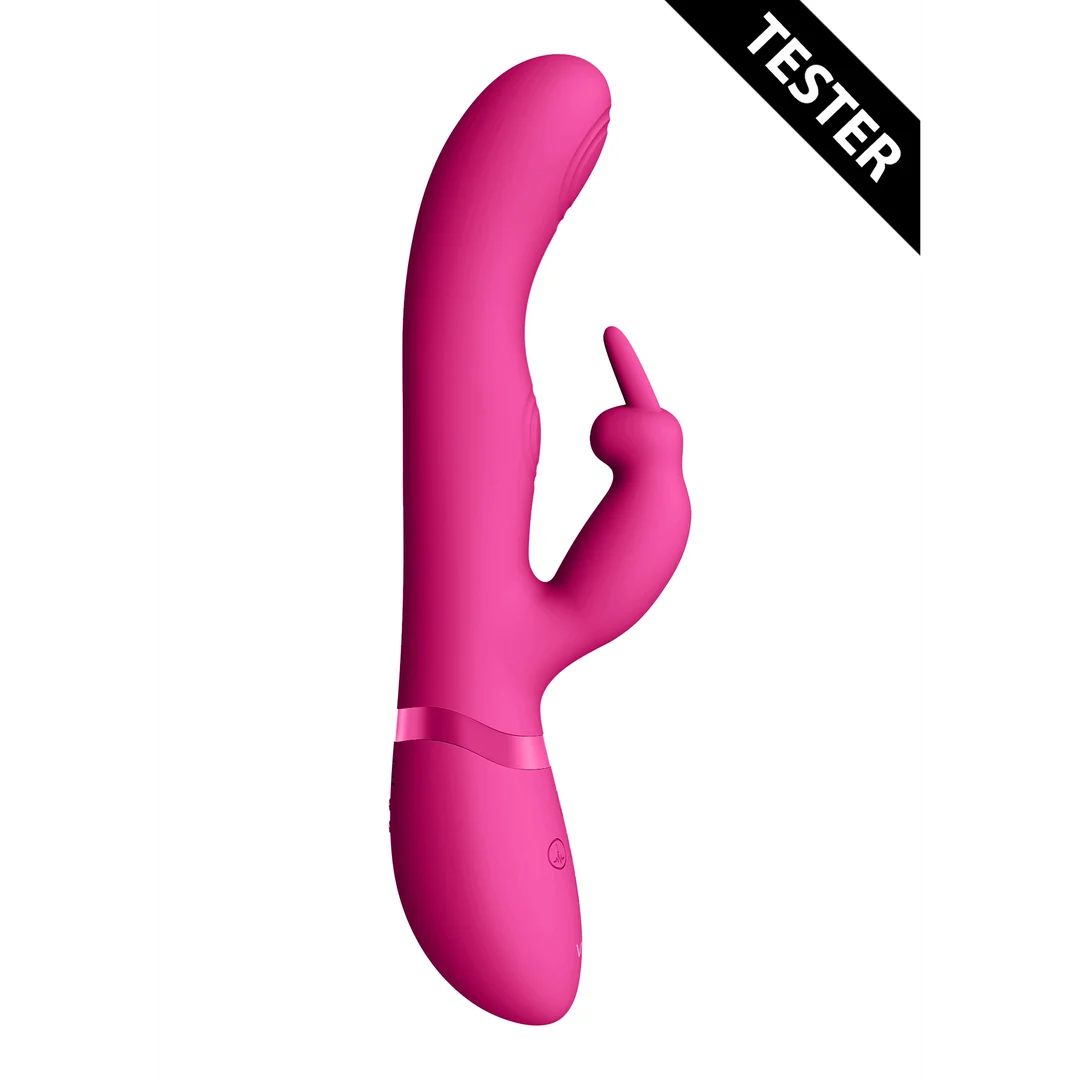 Vibrador rabbit, ondas de pulso dobles con botón para el orgasmo, VIVE by Shots, rosa VIVE by Shots - Imagen 3