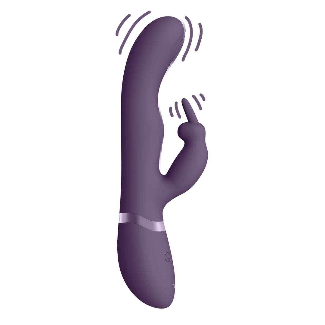 Vibrador rabbit, ondas de pulso dobles con botón para el orgasmo, VIVE by Shots, rosa VIVE by Shots - Imagen 13