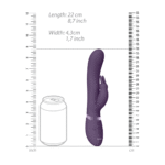Vibrador rabbit, ondas de pulso dobles con botón para el orgasmo, VIVE by Shots, rosa VIVE by Shots - Imagen 17
