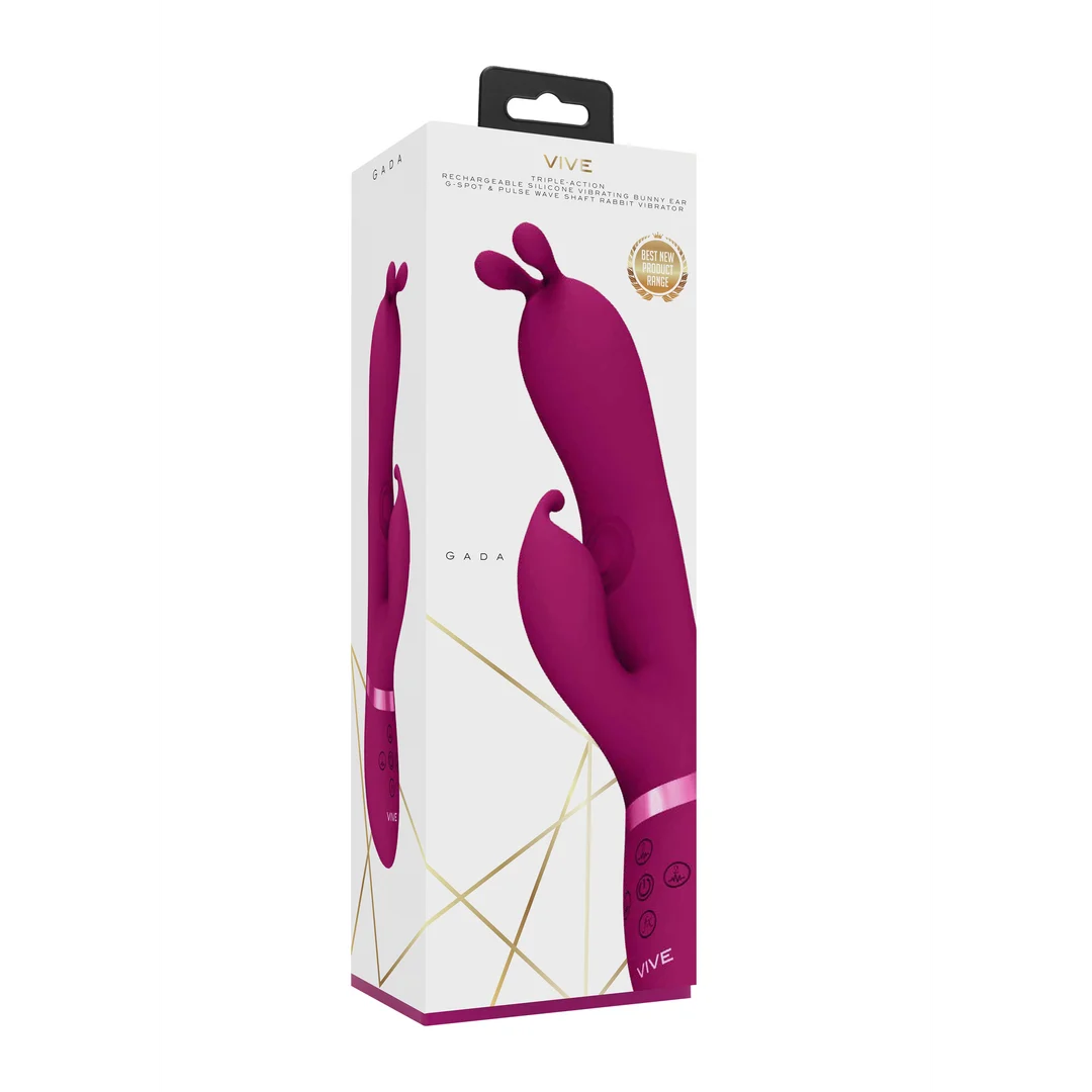 Vibrador rabbit, 3 motores y eje Pulse Wave, VIVE VIVE by Shots - Imagen 1