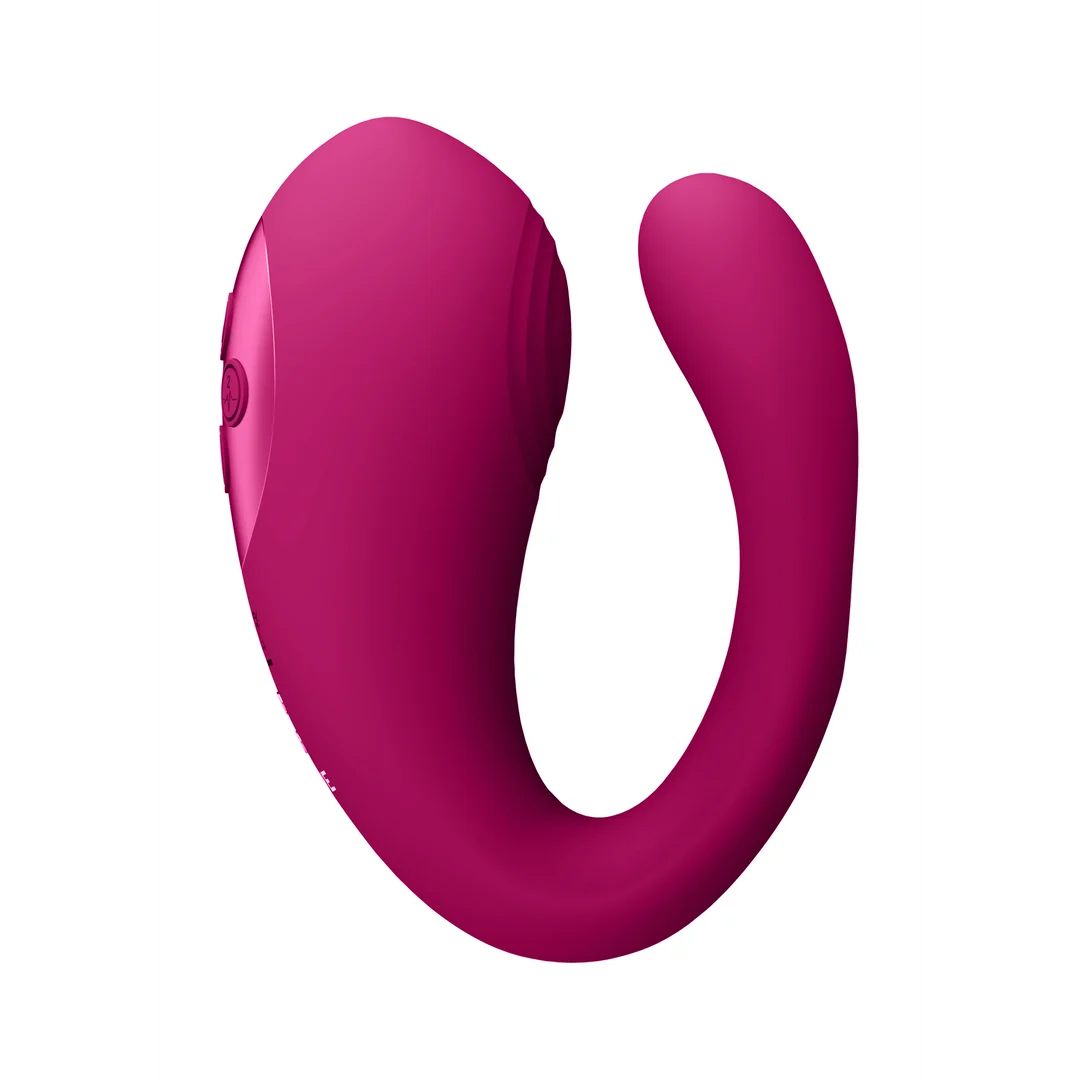 Vibrador dúo con función pulsante para el clítoris: Tester VIVE by Shots - Imagen 2