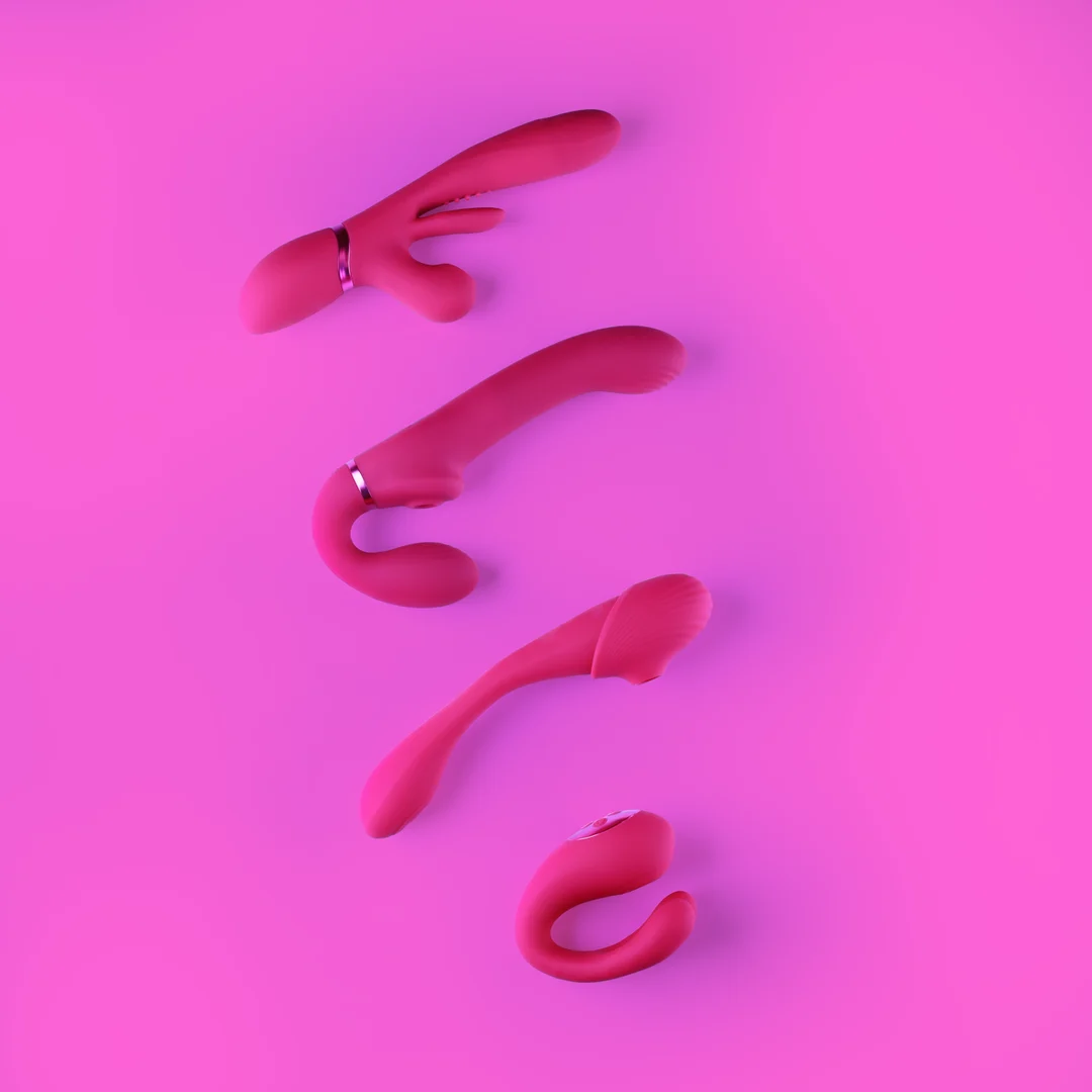 Vibrador dúo con función pulsante para el clítoris: Tester VIVE by Shots - Imagen 5