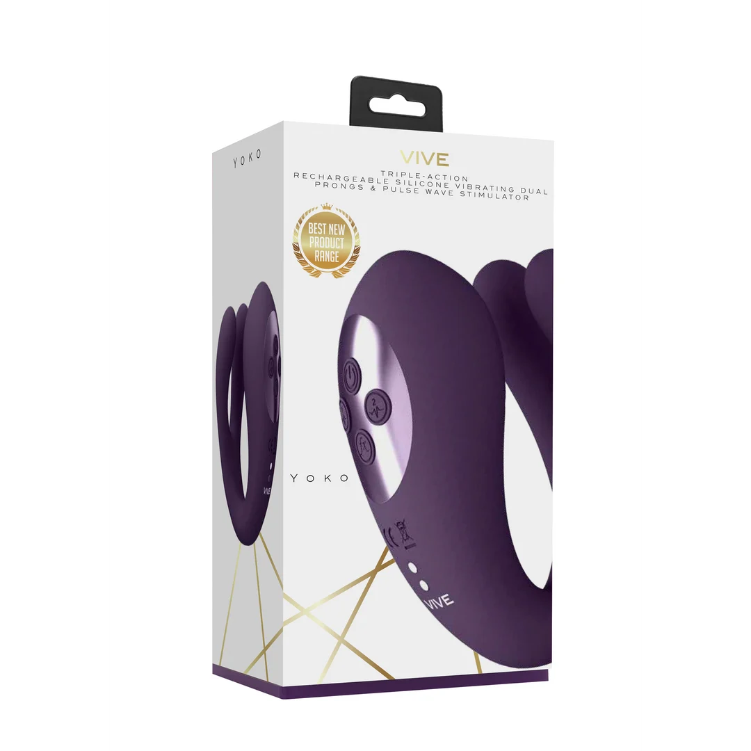 Vibrador dúo con función pulsante para el clítoris: Tester VIVE by Shots - Imagen 7
