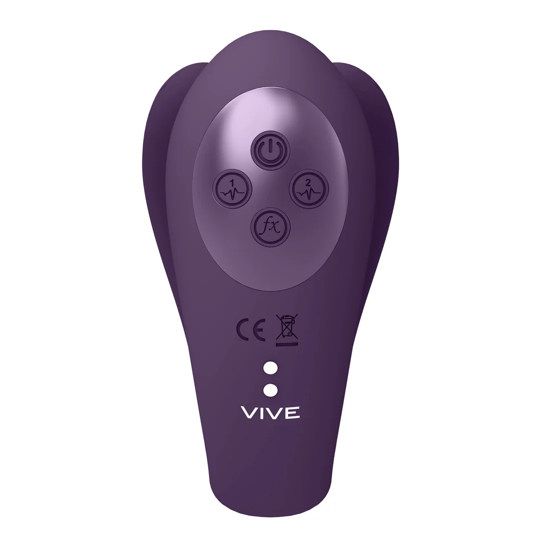 Vibrador dúo con función pulsante para el clítoris: Tester VIVE by Shots - Imagen 8
