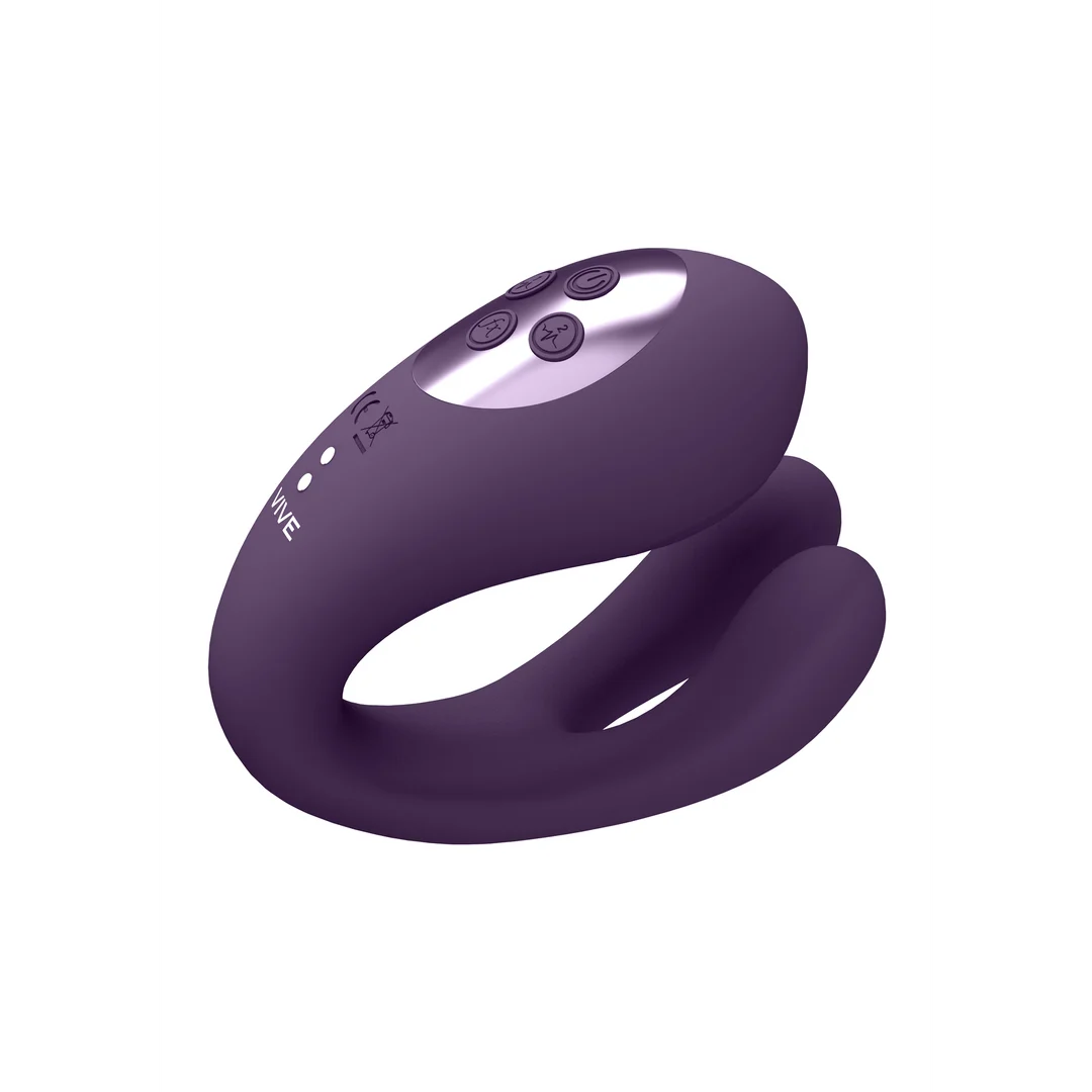 Vibrador dúo con función pulsante para el clítoris: Tester VIVE by Shots - Imagen 10
