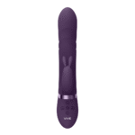 Vibrador rabbit – punta vibratoria y cuentas giratorias – VIVE by Shots, rosa VIVE by Shots - Imagen 9