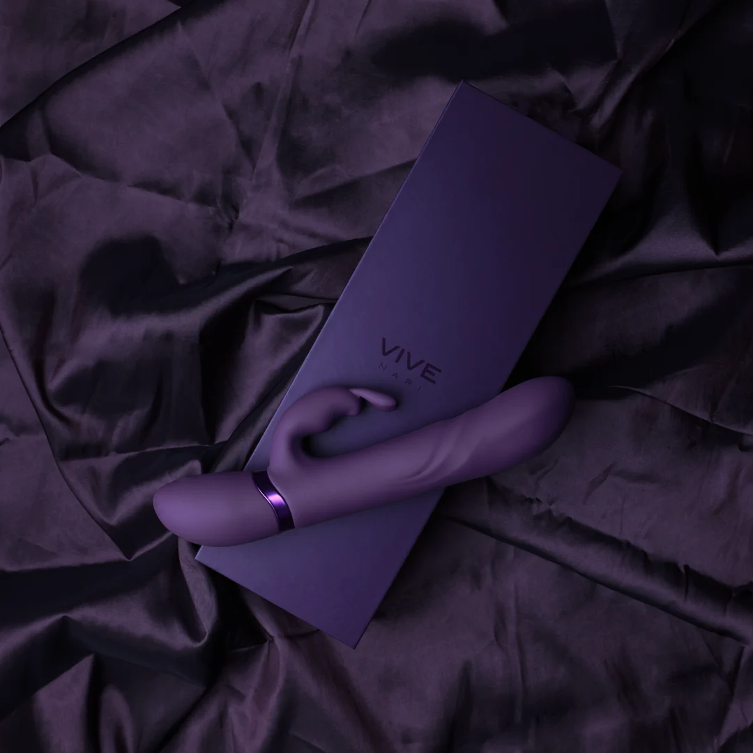 Vibrador rabbit – punta vibratoria y cuentas giratorias – VIVE by Shots, rosa VIVE by Shots - Imagen 11