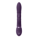 vibrador rabbit con anillos móviles de arriba abajo, VIVE morado, VIVE by Shots - Imagen 9