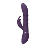vibrador rabbit con anillos móviles de arriba abajo, VIVE morado, VIVE by Shots - Imagen 10