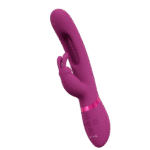 Vibrador rabbit con tres motores y estimulador móvil para el punto G, VIVE rosa, VIVE by Shots - Imagen 3