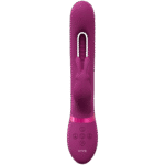 Vibrador rabbit con tres motores y estimulador móvil para el punto G, VIVE rosa, VIVE by Shots - Imagen 4