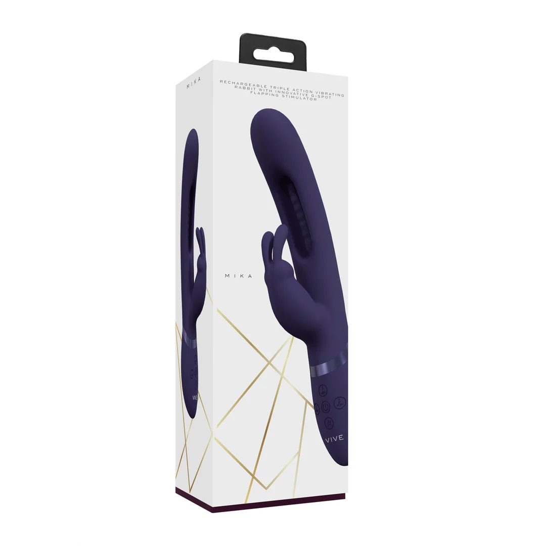 Vibrador rabbit con tres motores y estimulador móvil para el punto G, VIVE rosa, VIVE by Shots - Imagen 7