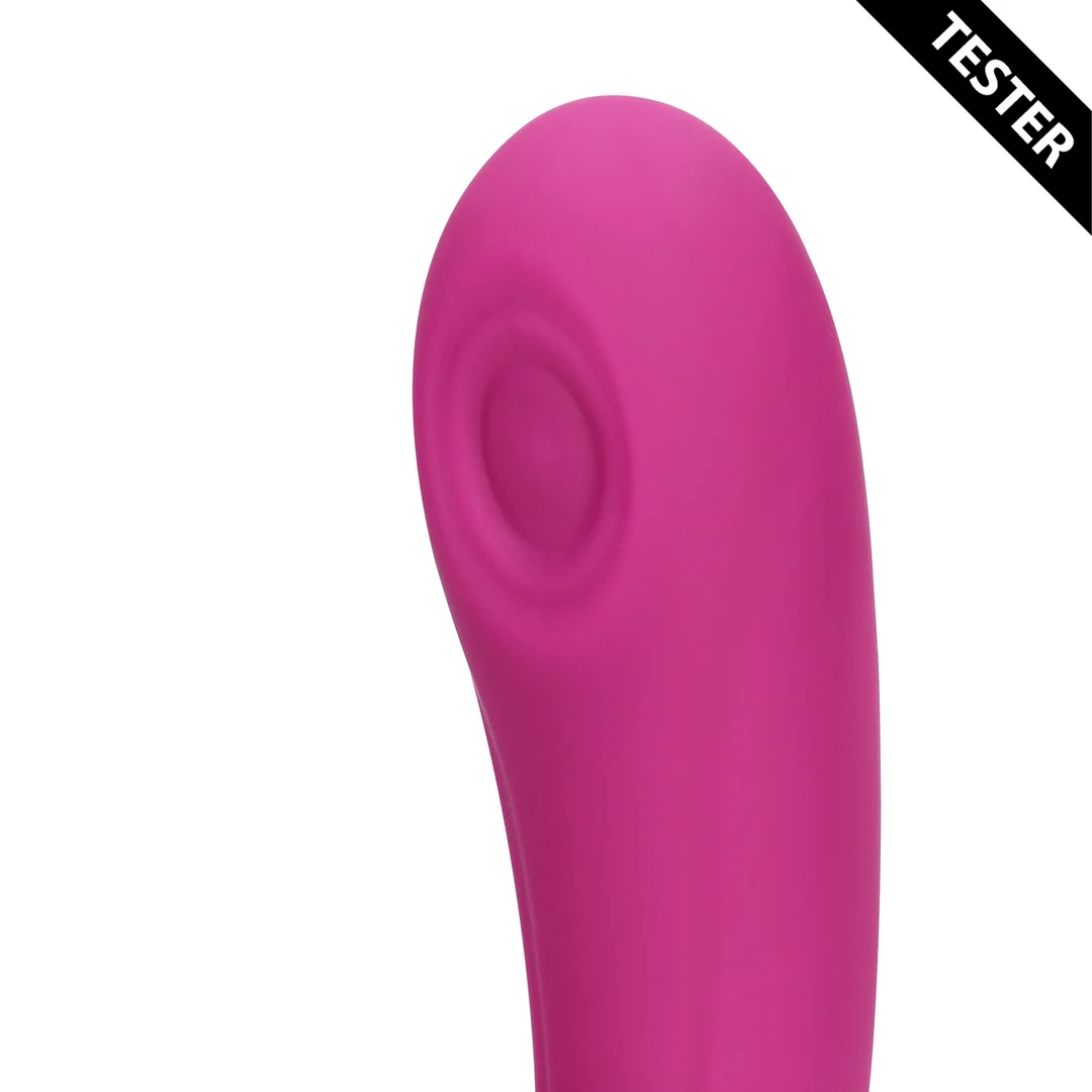 Vibrador para el punto G, motor triple con onda de pulsos y cepillos vibratorios, VIVE by Shots, rosa - Imagen 4
