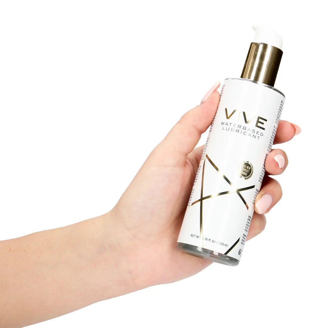Lubricante de base acuosa, dermatológicamente testado y no graso, sin perfume y sin sabor, 200 ml, VIVE by Shots - Imagen 5