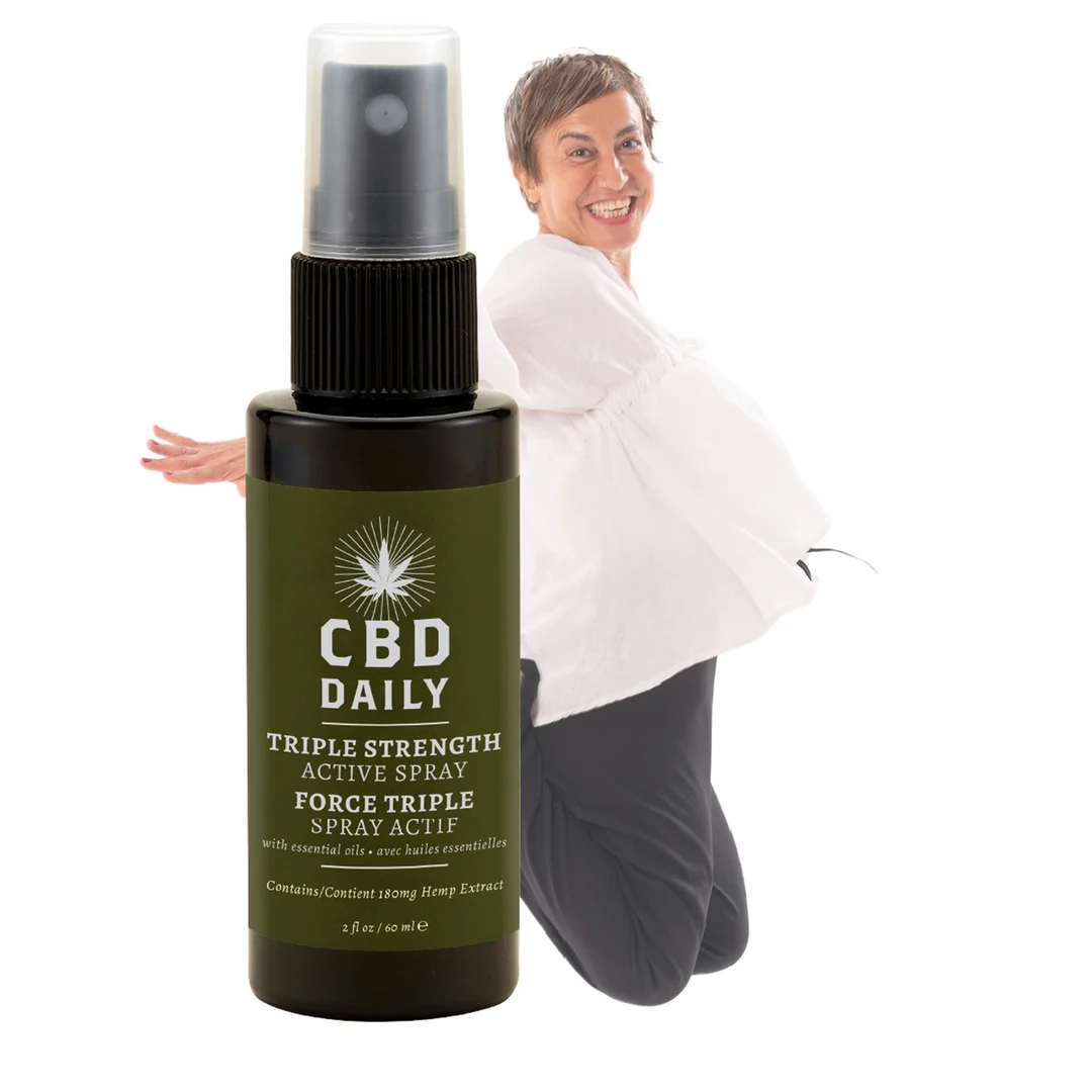 Spray de triple acción Earthly Body CBD Daily Active 60 ml - Imagen 1