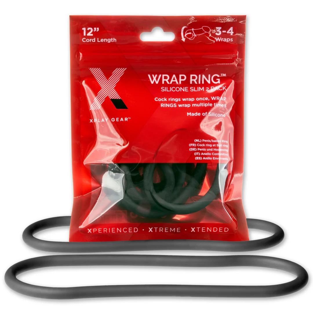 XP-06B_1 PerfectFitBrand Silicone Slim Wrap Ring - Imagen 1